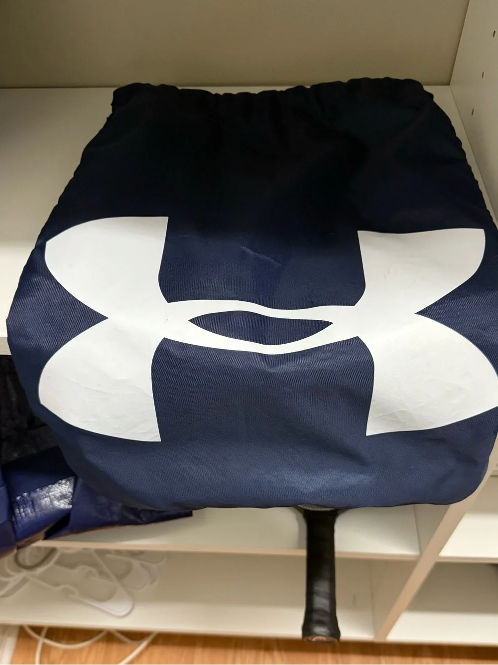 Under Armour Logo Cinch Sack Pack Style Number 1240539 Midnight Navy Adjustable